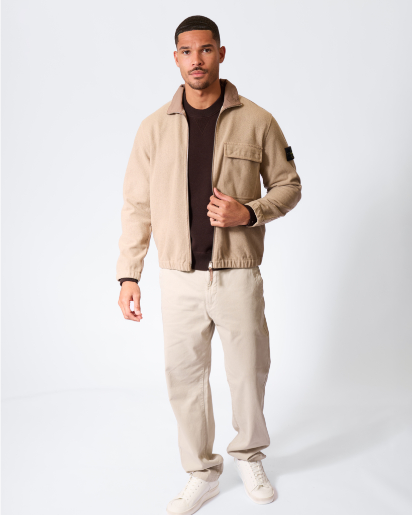3100030 Biologisch Katoenen Regular Pantalon Sand