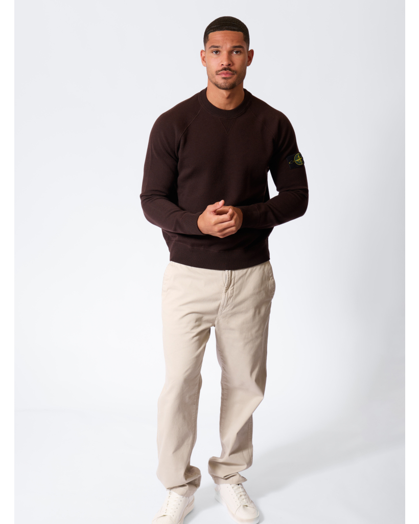 5100020 Wolblend Crewneck Sweater Coal Grey 