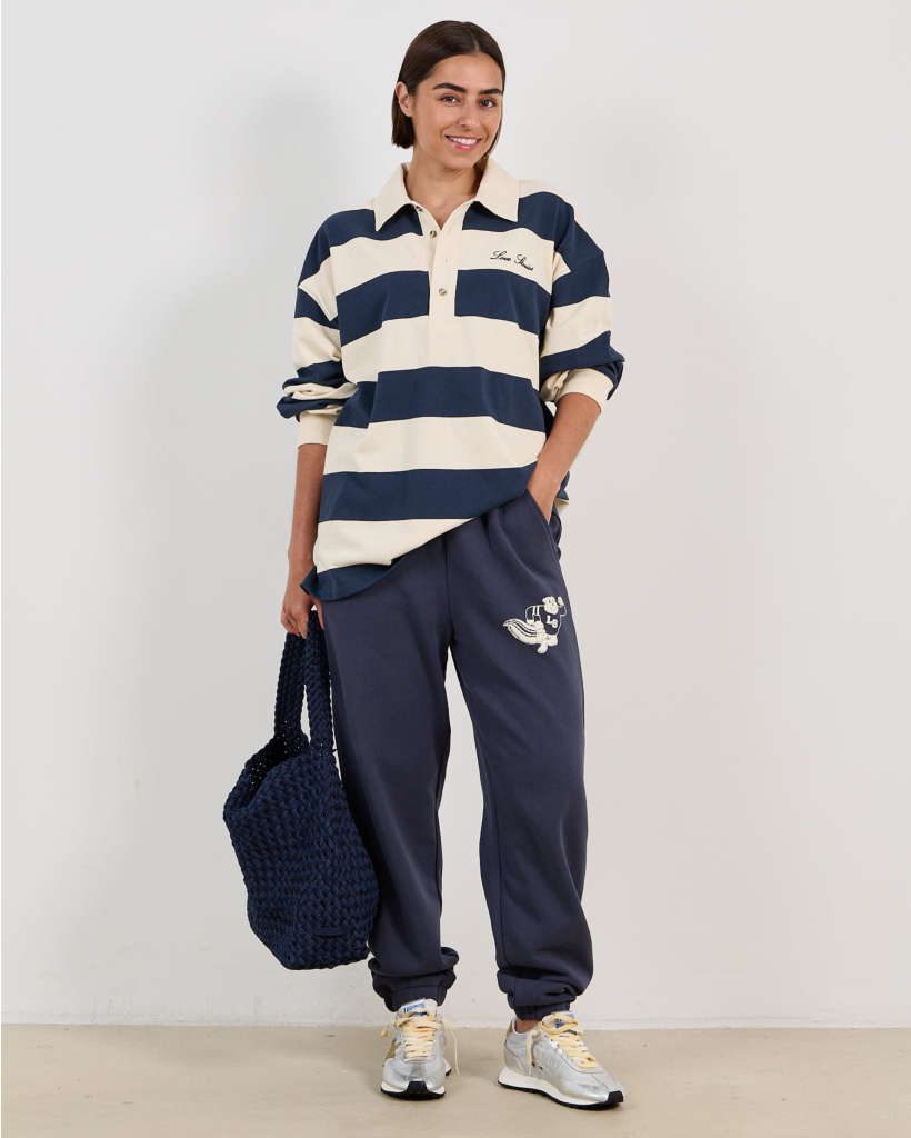 Paul Boxy Polo Sweater Stripes