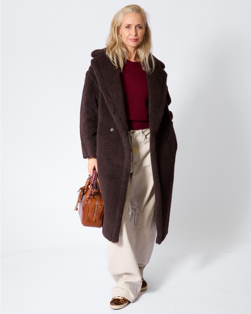 Mable Cashmere Classic Knit Deep Plum