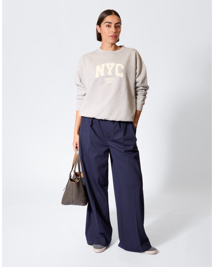 Sweater NYC Grijs Melange