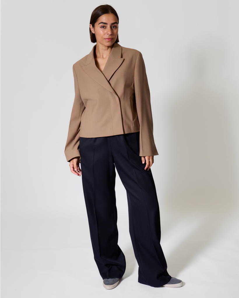 Cropped Blazer Hazel Beige