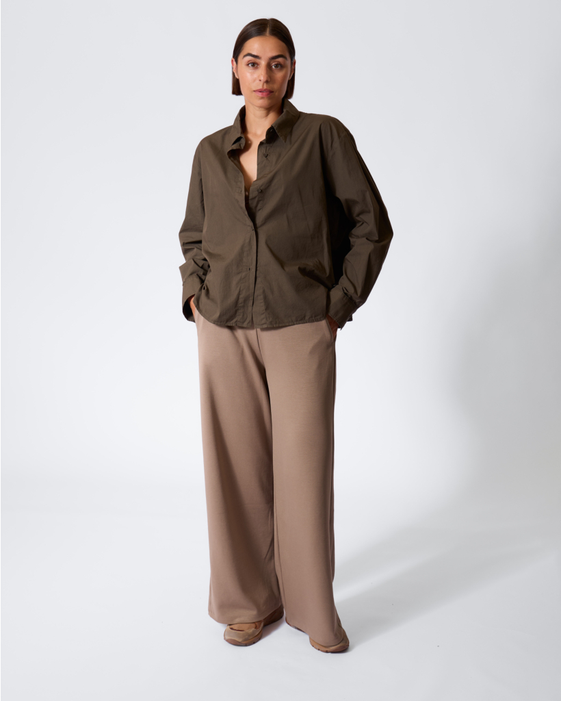 Overhemd Blouse Tabac