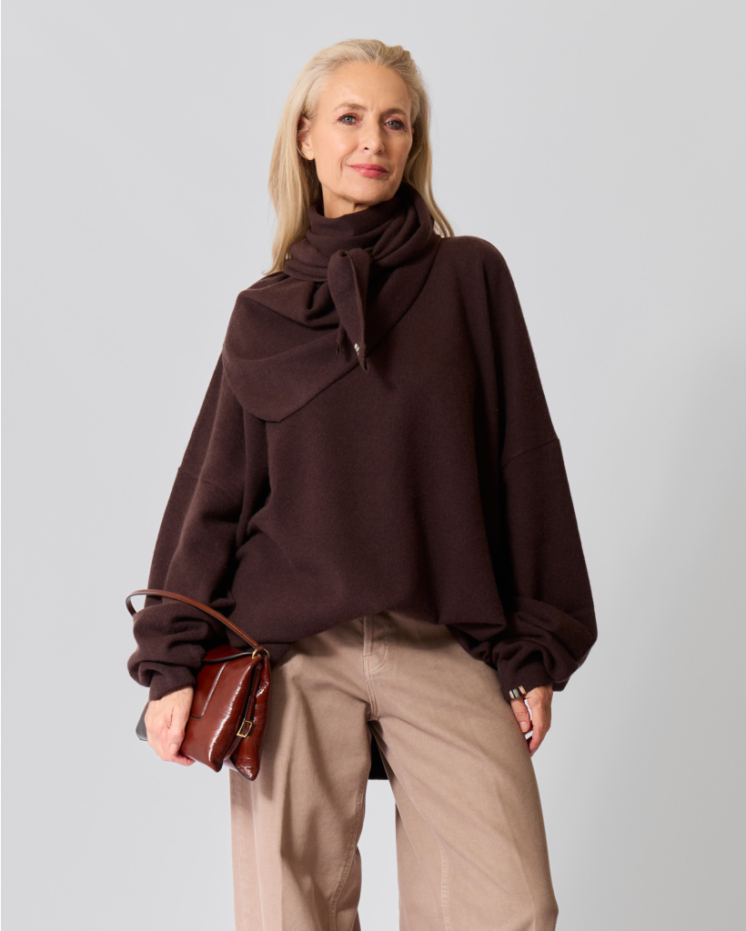 Witch Cashmere Shawl Donkerbruin