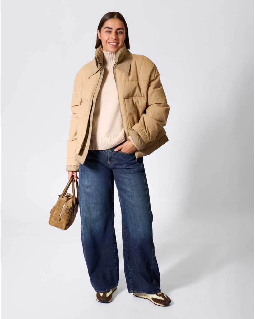 Knit met Col Cloud Cream