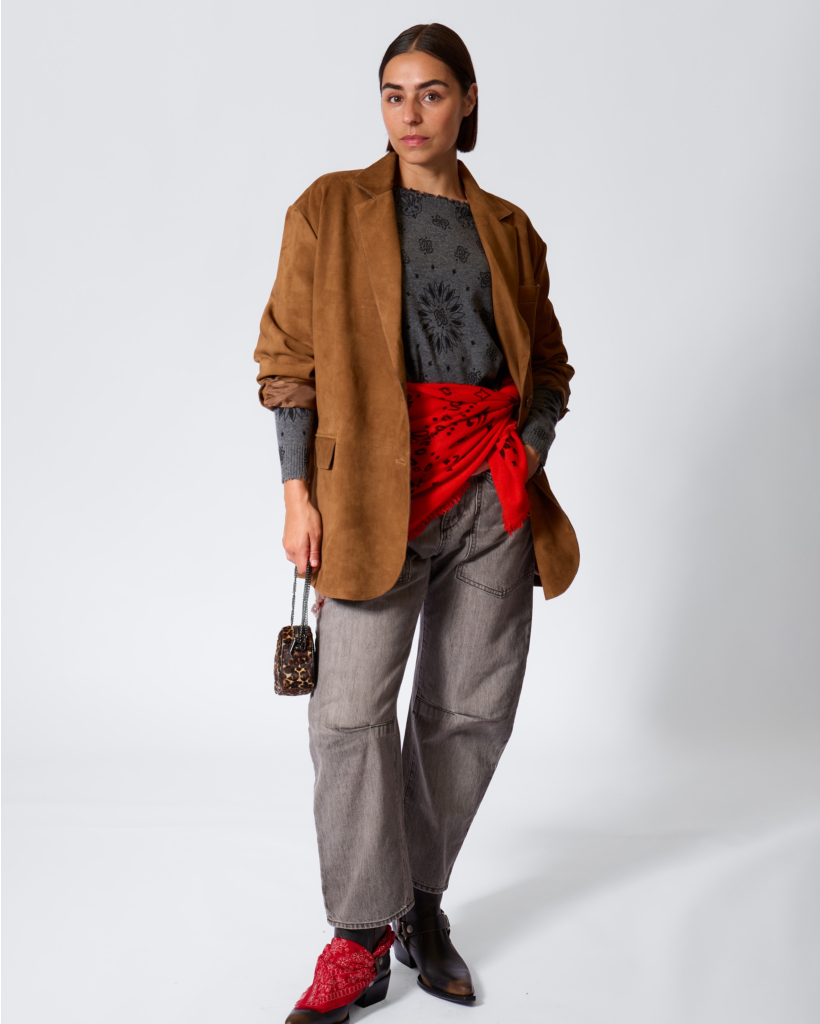 Filippa Suede Jack Cinnamon