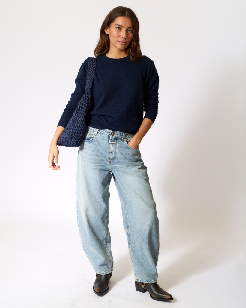 Ysee Cashmere Knit Navy
