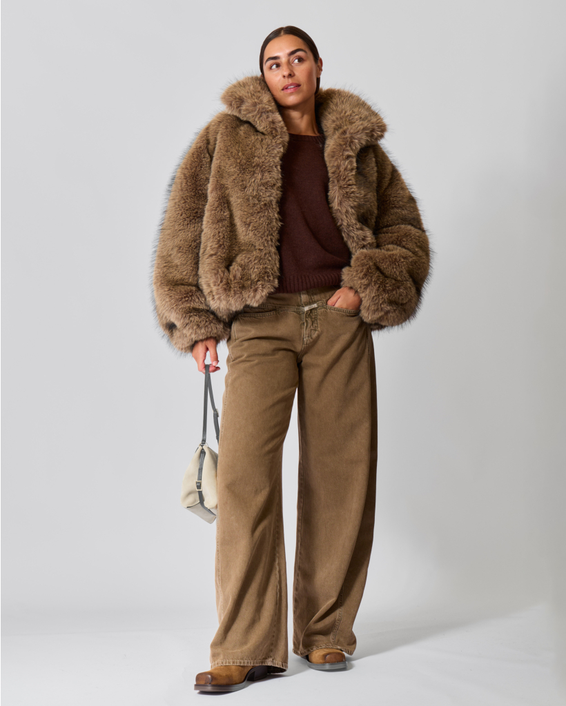 Tori-x Barrel Jeans Toffee Brown L32