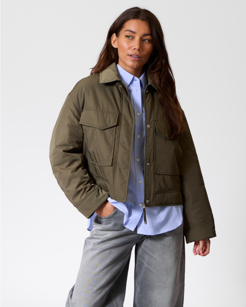 Bomber Jack met Zakken Army Green