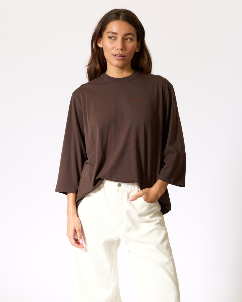Archie T-Shirt Dark Brown