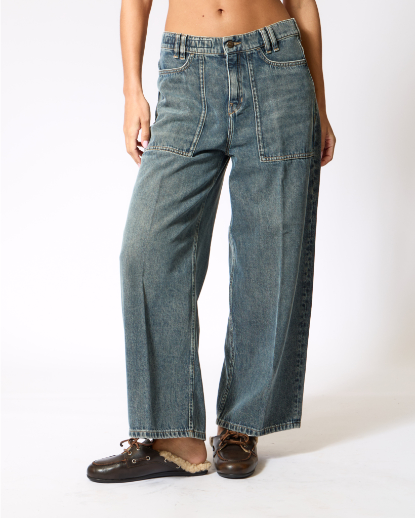 Derive Cropped Mid-waist Jeans L34