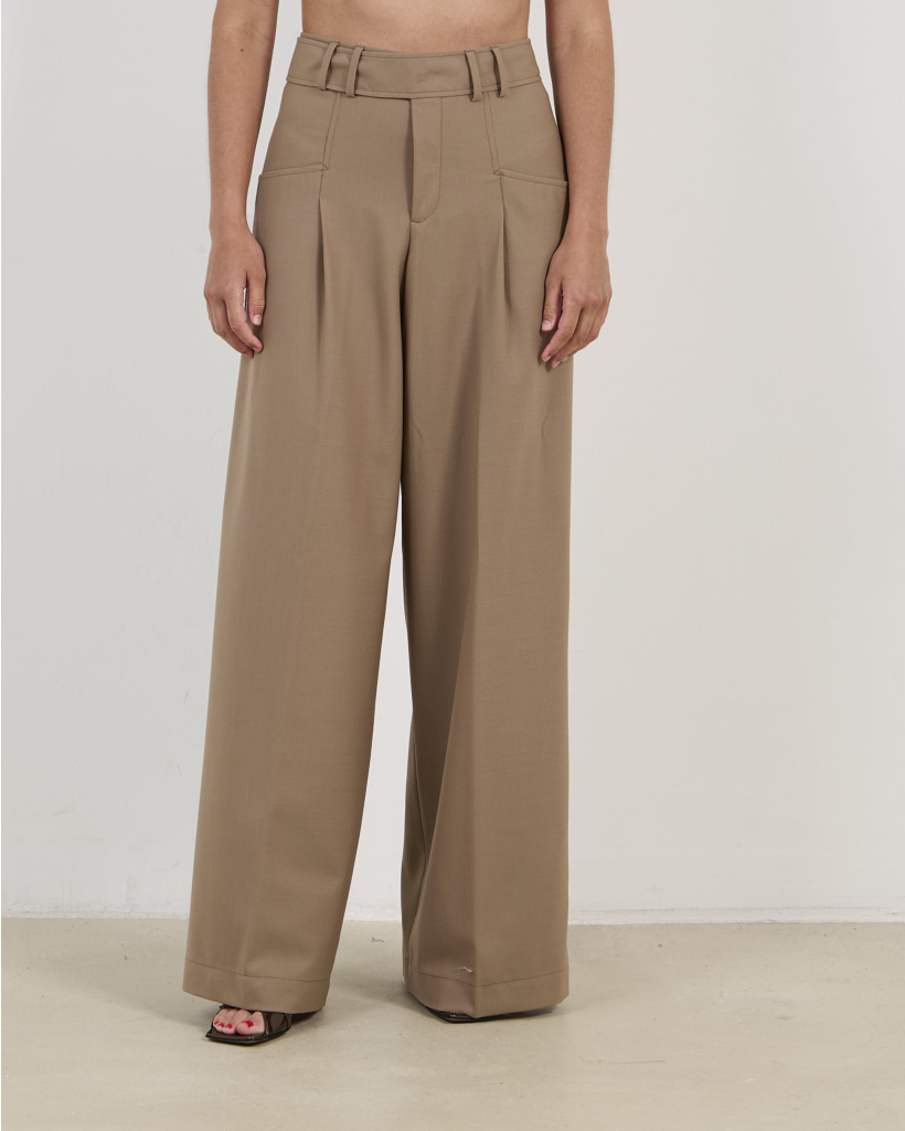 Wes Pantalon Hazel Beige