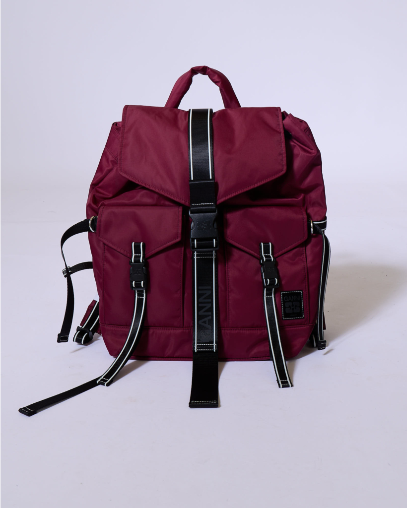 Re-tech Nylon Rugzak Wine