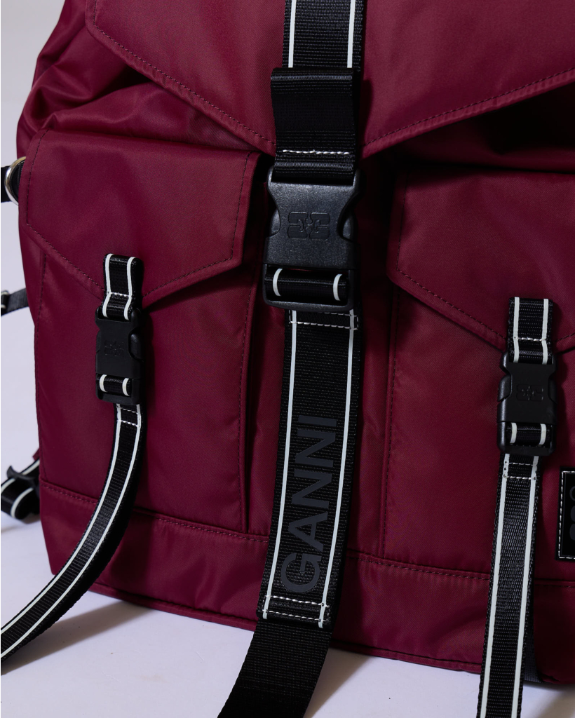 Re-tech Nylon Rugzak Wine