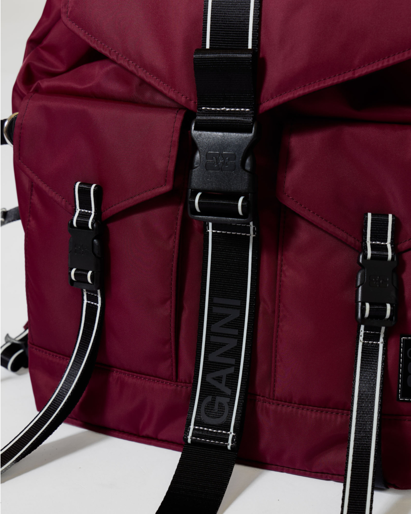 Re-tech Nylon Rugzak Wine