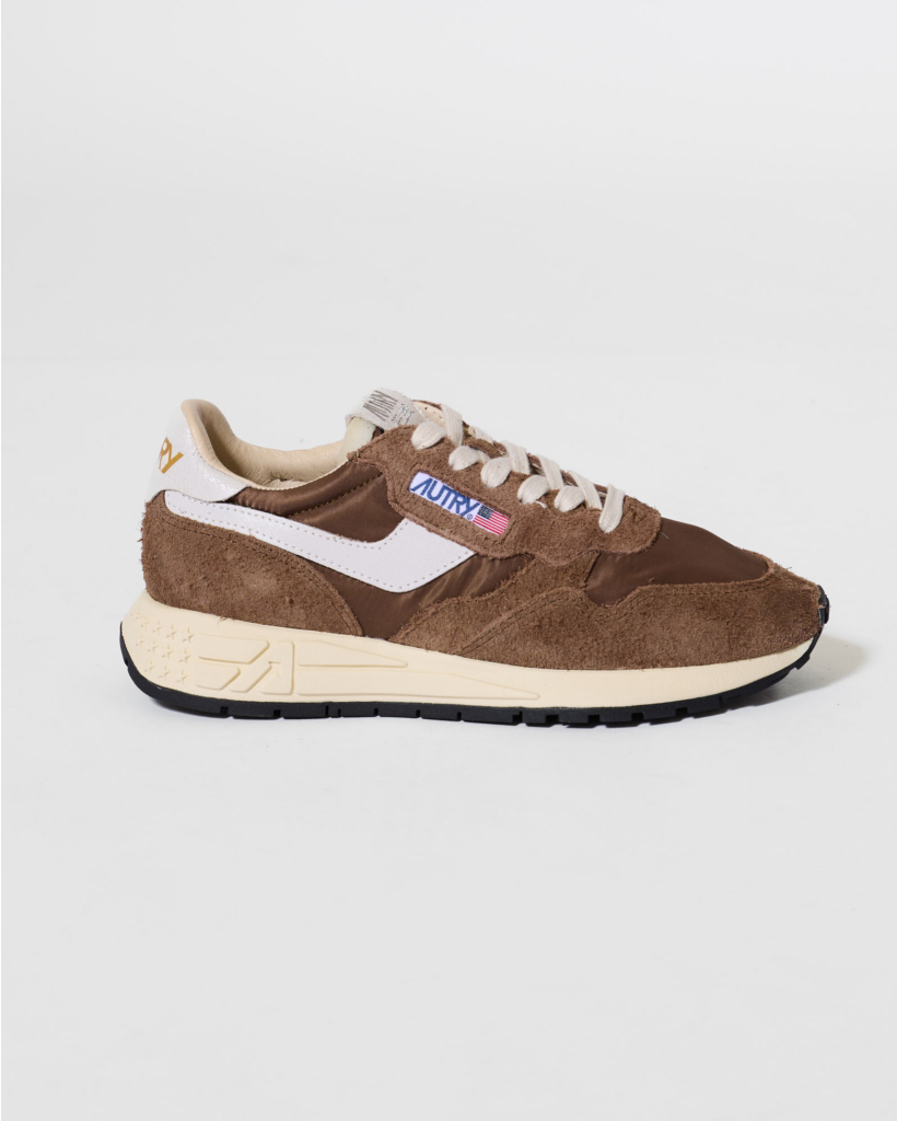 Reelwind Nylon/Suede Sneaker White/Tundra