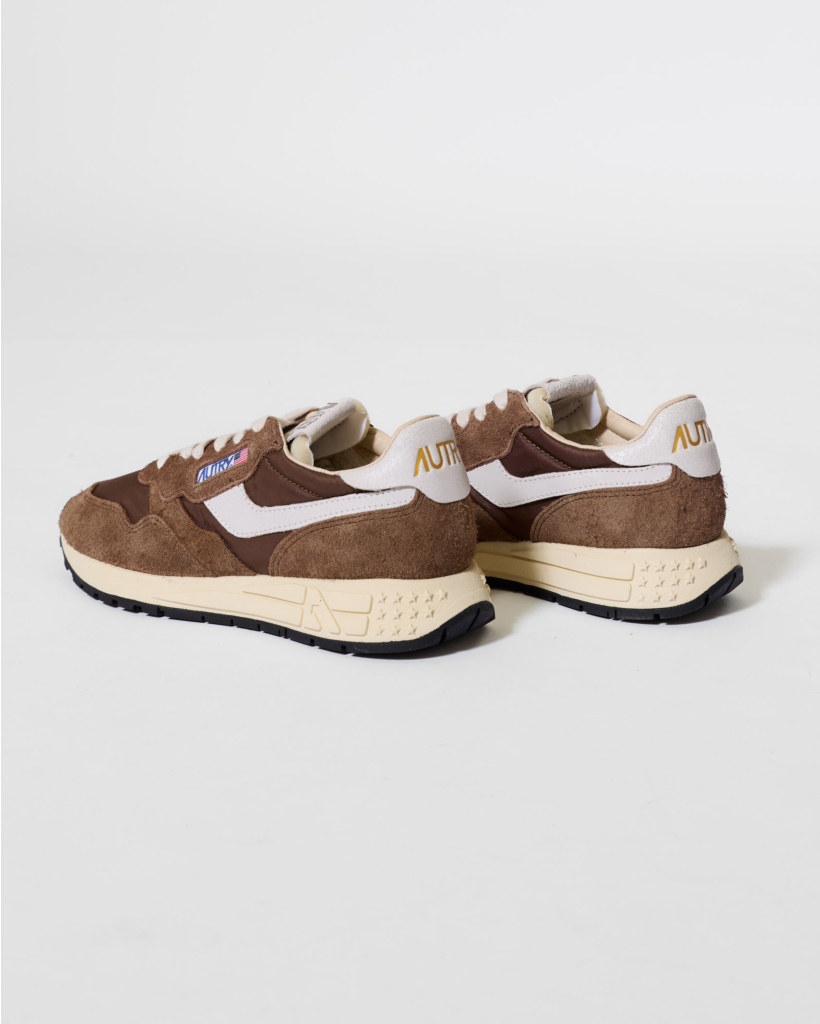 Reelwind Nylon/Suede Sneaker White/Tundra