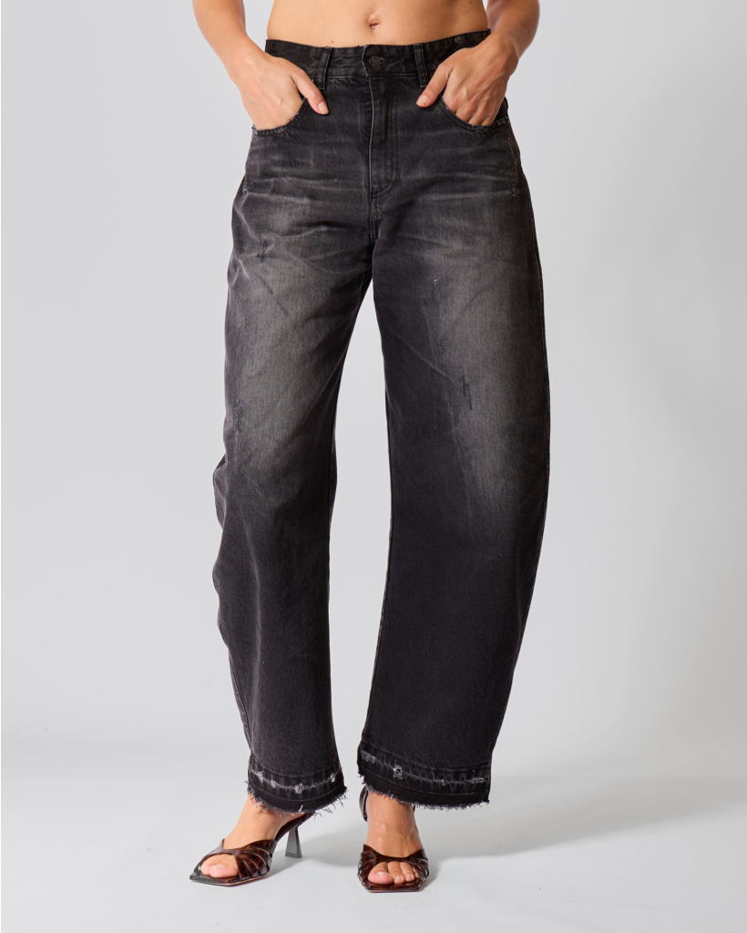 Dali Barrel Jeans Vintage Black L34