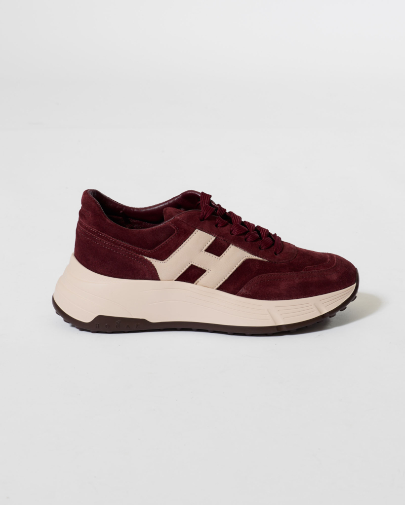 Allacciato H Suede Sneaker Rood