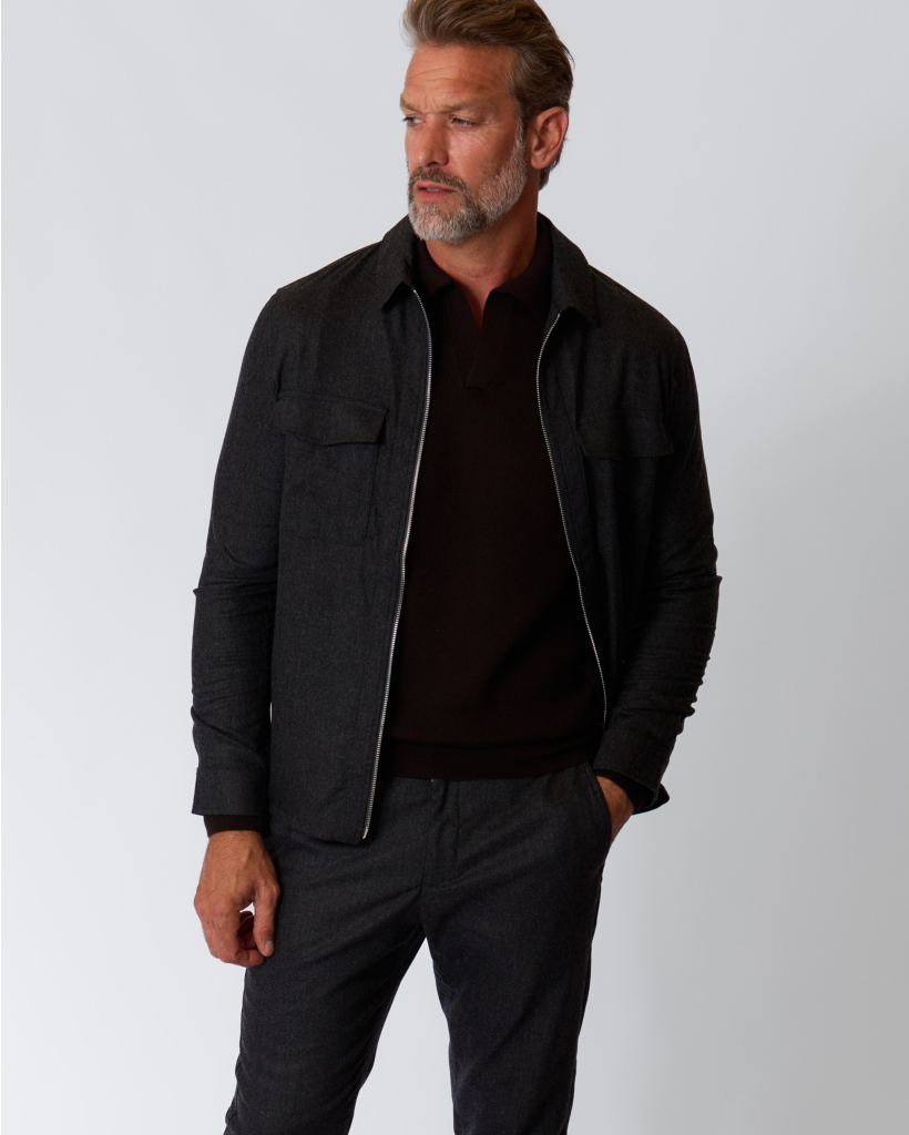 Urus Wolmix Overshirt Antracite