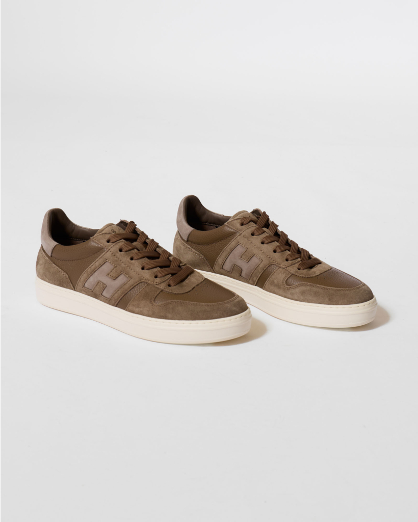 Allacciato H Banda Suede Sneaker Bruin