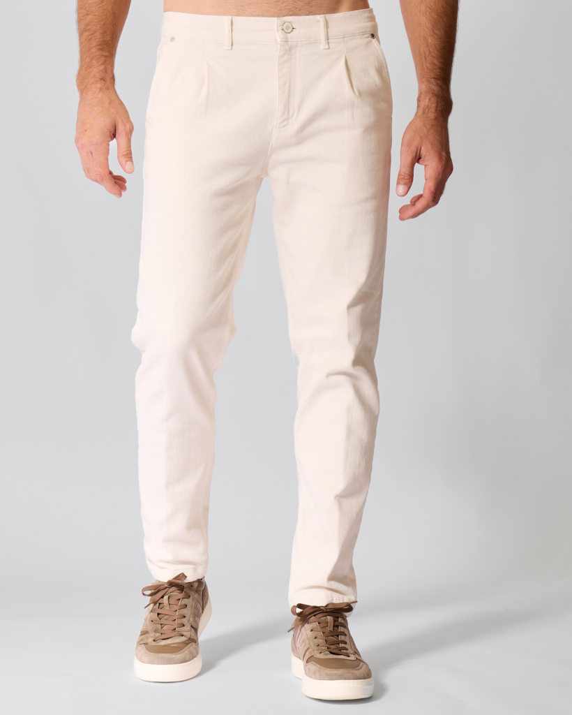 Scott Denim Pantalon Off White