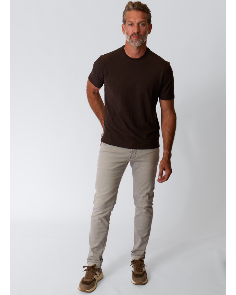 Icecotton T-shirt Donkerbruin