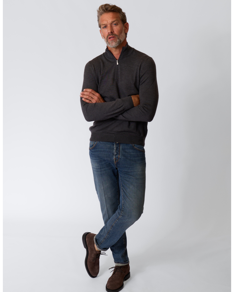 Scott Comfort Jeans Blauw
