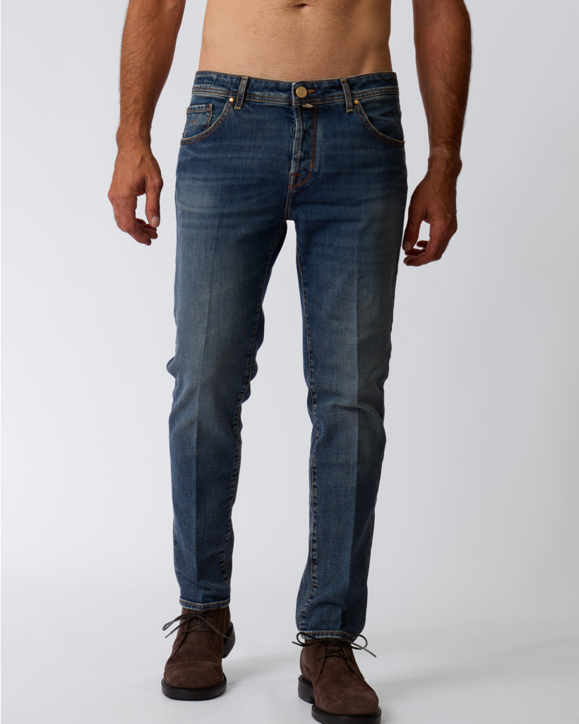 Scott Comfort Jeans Blauw