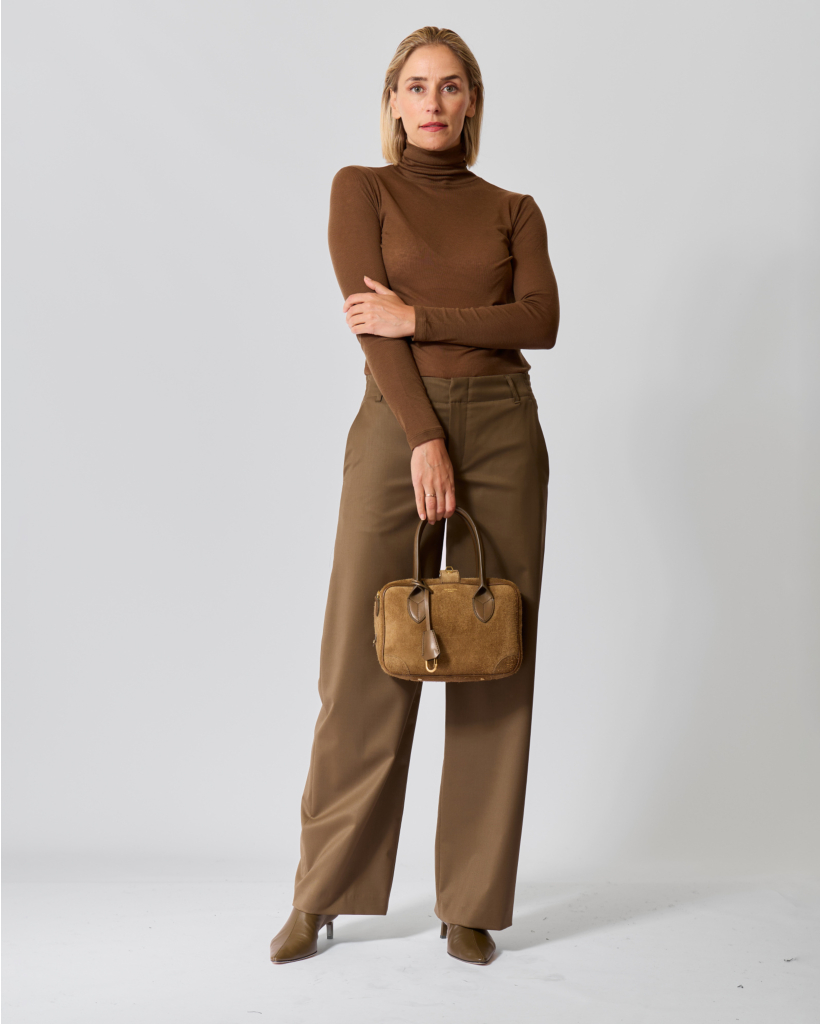 Zerafne Lyocell-Wol Colshirt Military