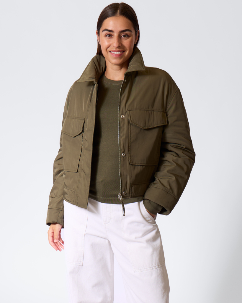 Bomber Jack met Zakken Army Green