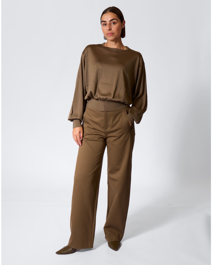 Talomina Doorschijnende Knit Military