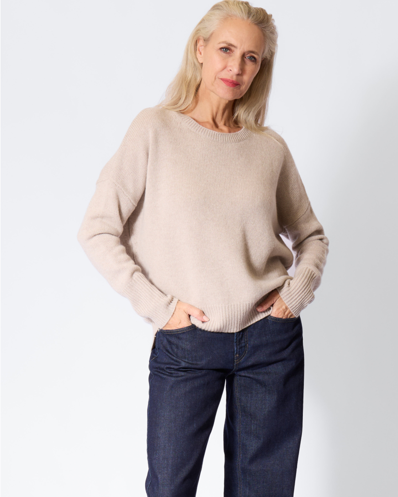 Mila Cashmere Pullover Sand