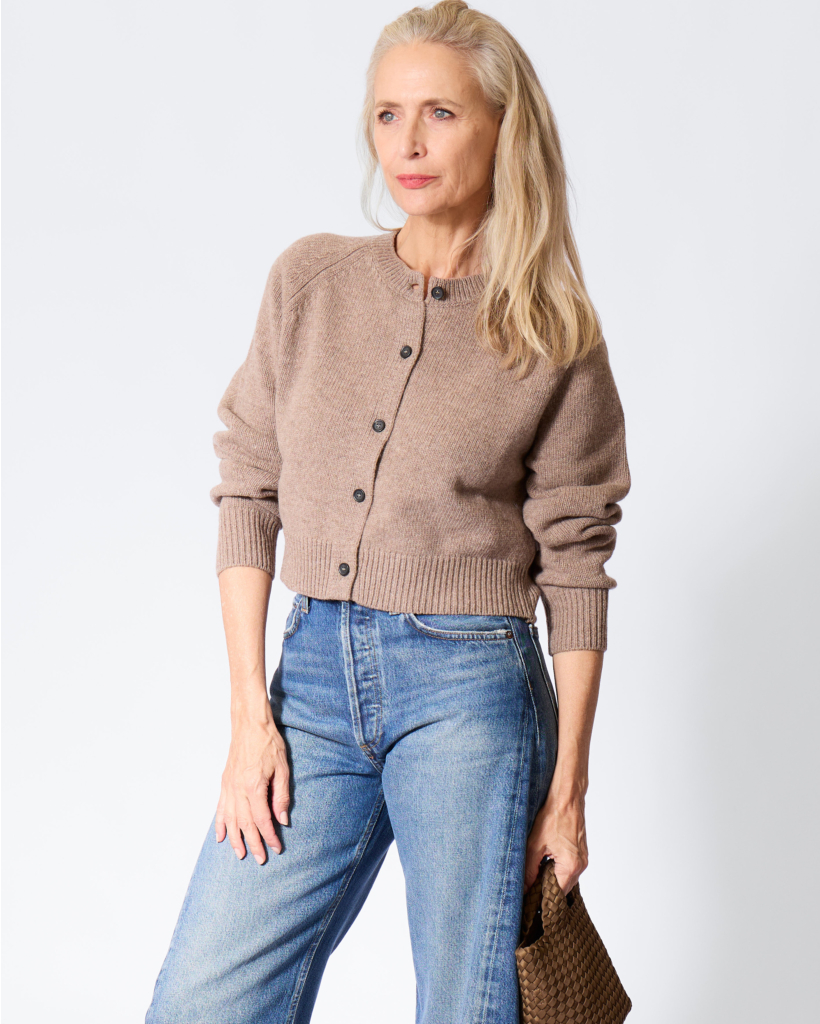 Ombrosa Wollen Vest Hazelnut