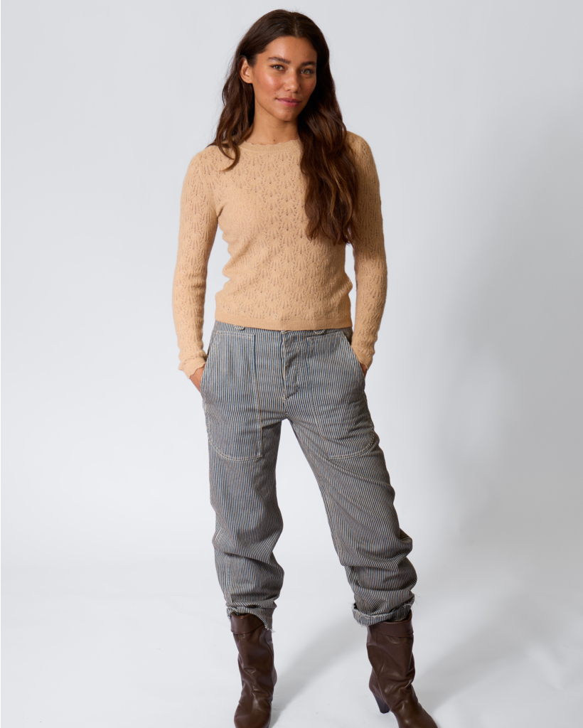 Obeline Baby Alpaca Sweater Camel