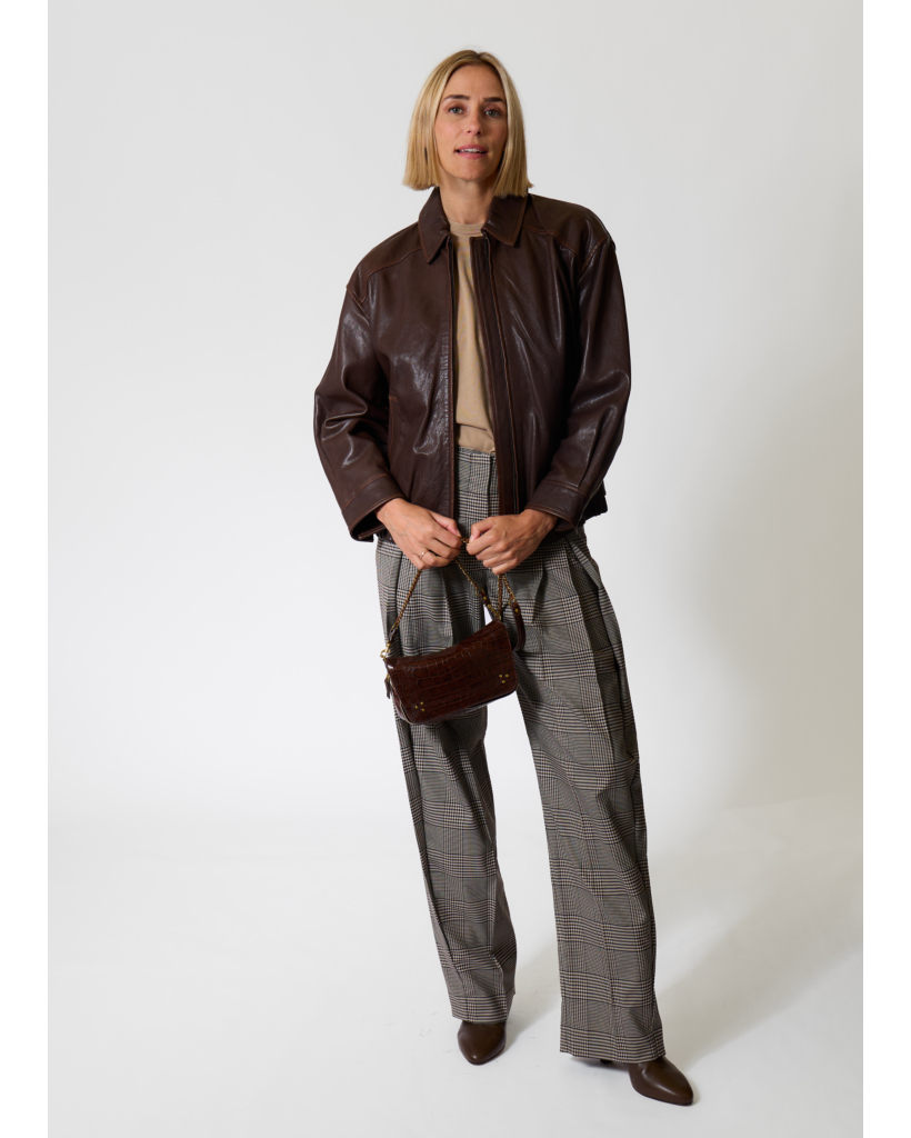 Koffa Check Pantalon Bruin