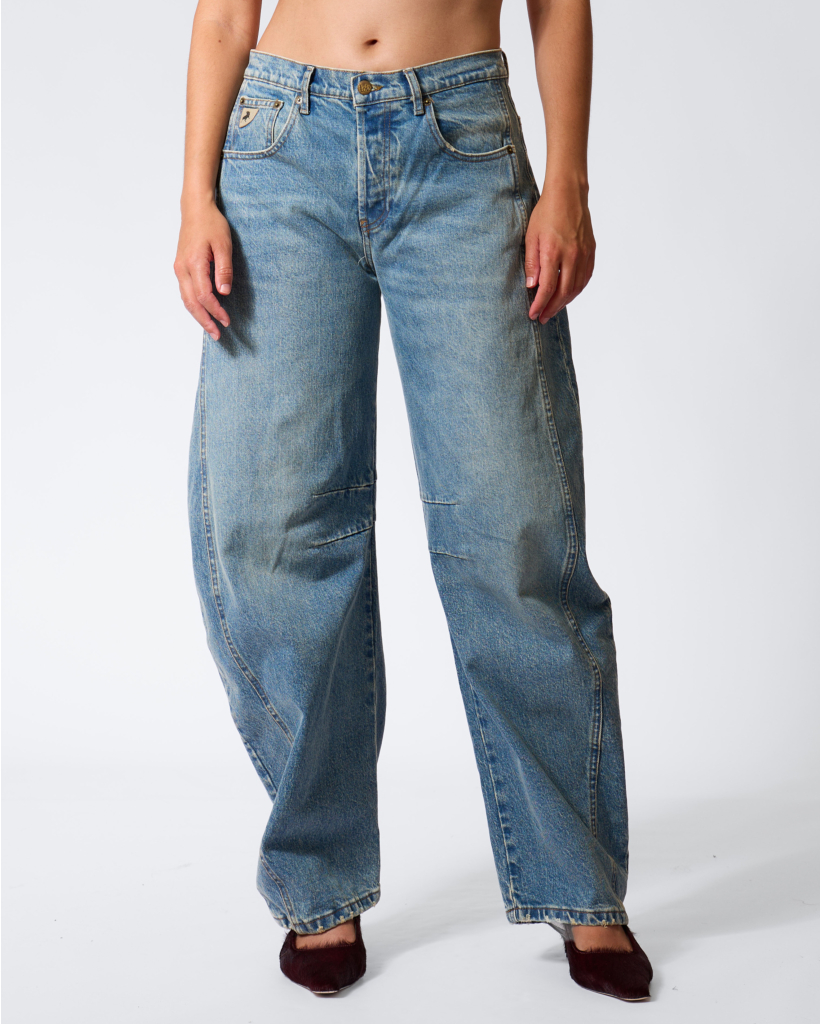 Aliana Super Balloon Jeans Double Stone