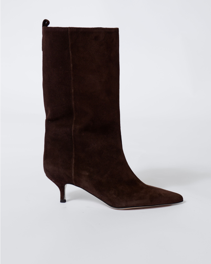 Liv Suède Laars met Hak Sensory Brown