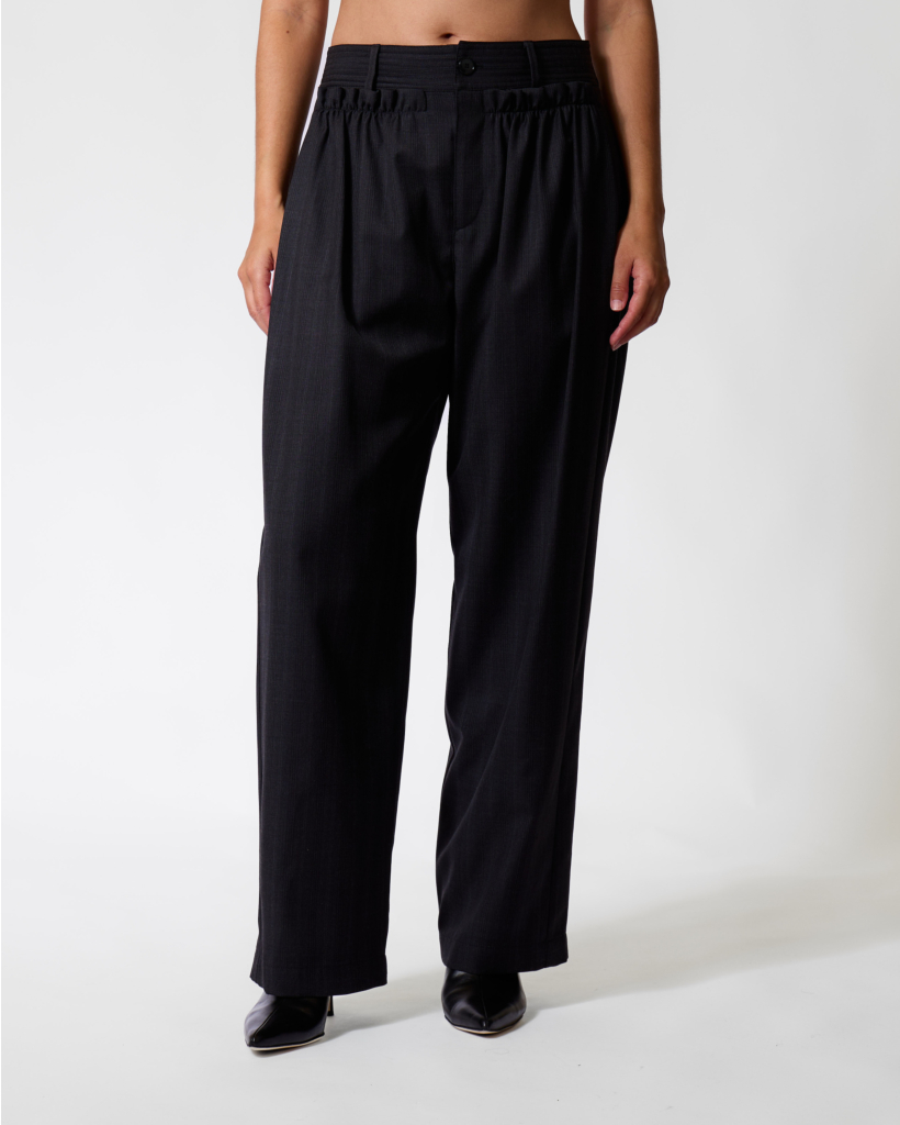Mayera Wollen Pantalon Dark Antracite