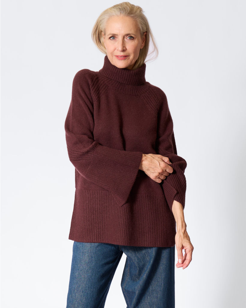 Loftus Pure Cashmere Coltrui Mahogany