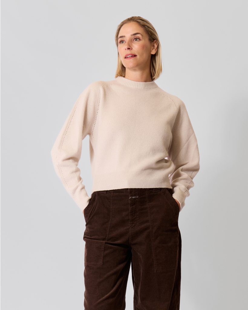 Ginnifer Wollen Trui Beige