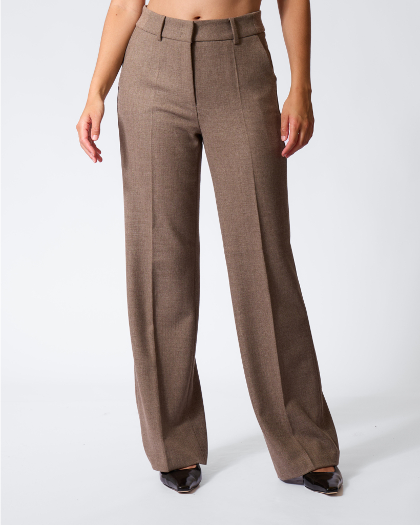 Amelie Pleated Pantalon Ash
