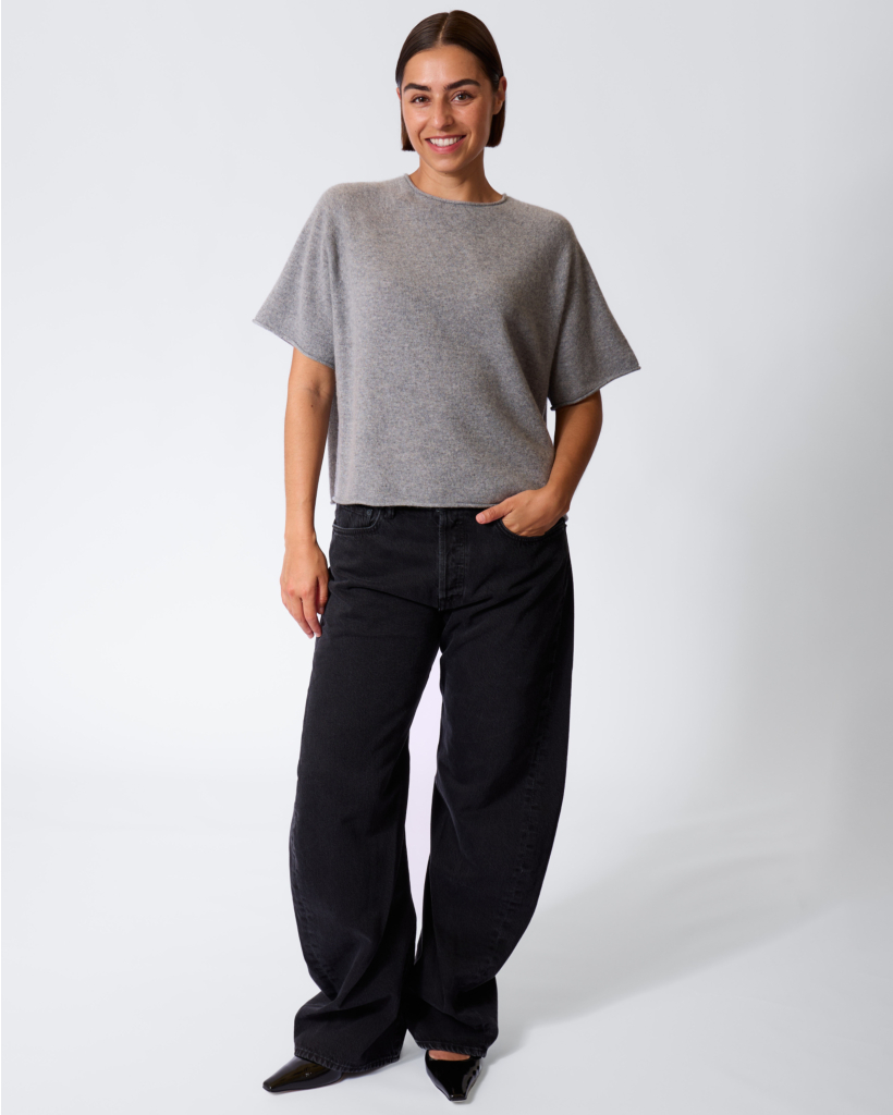 Moeny Kasjmier pullover Grijs