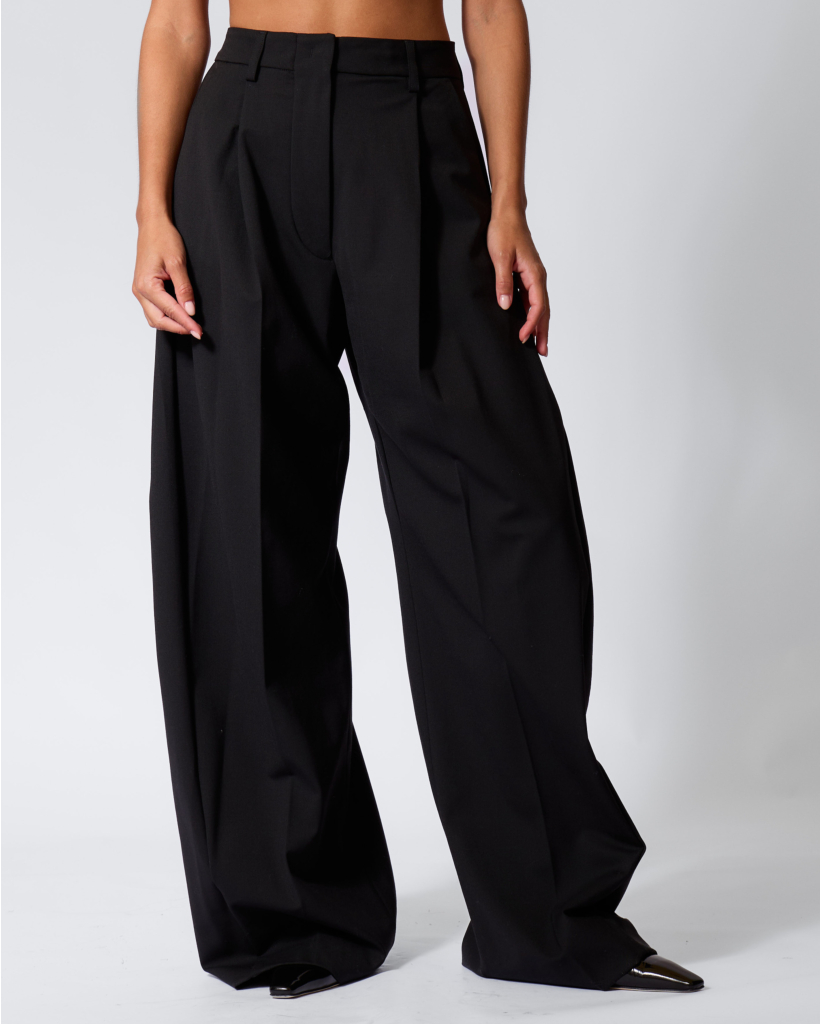 Billie Wolmix Pantalon Zwart