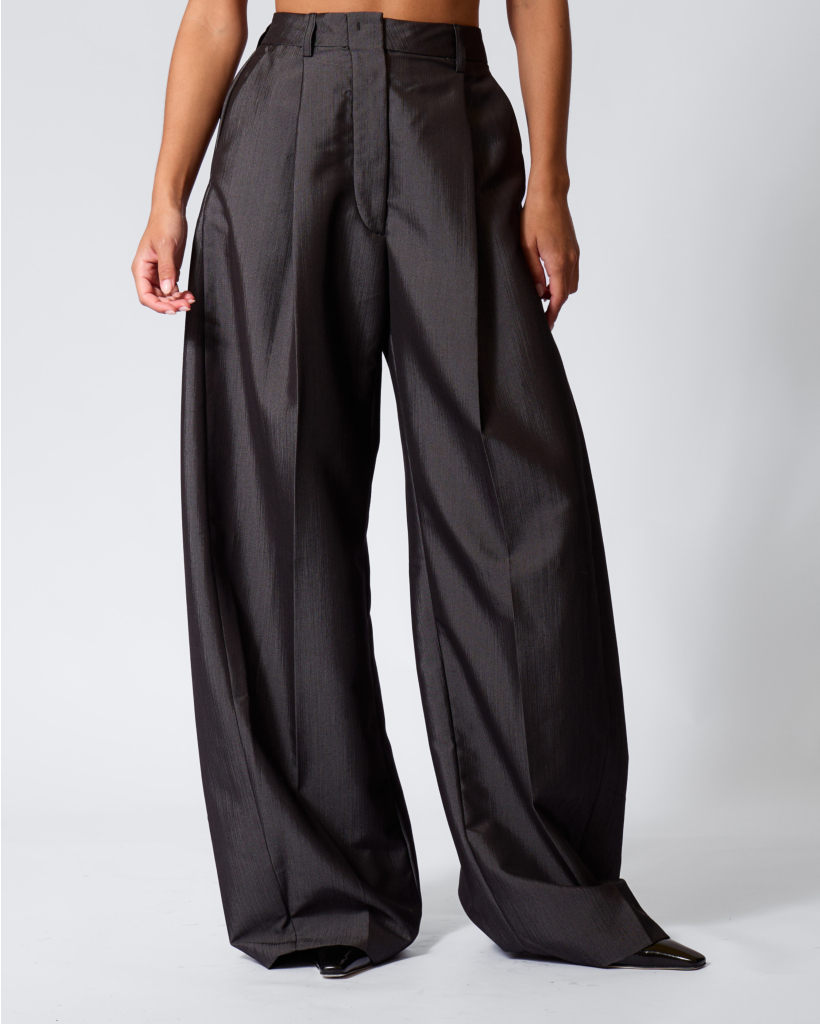 Billie Loose Pantalon Donkergrijs