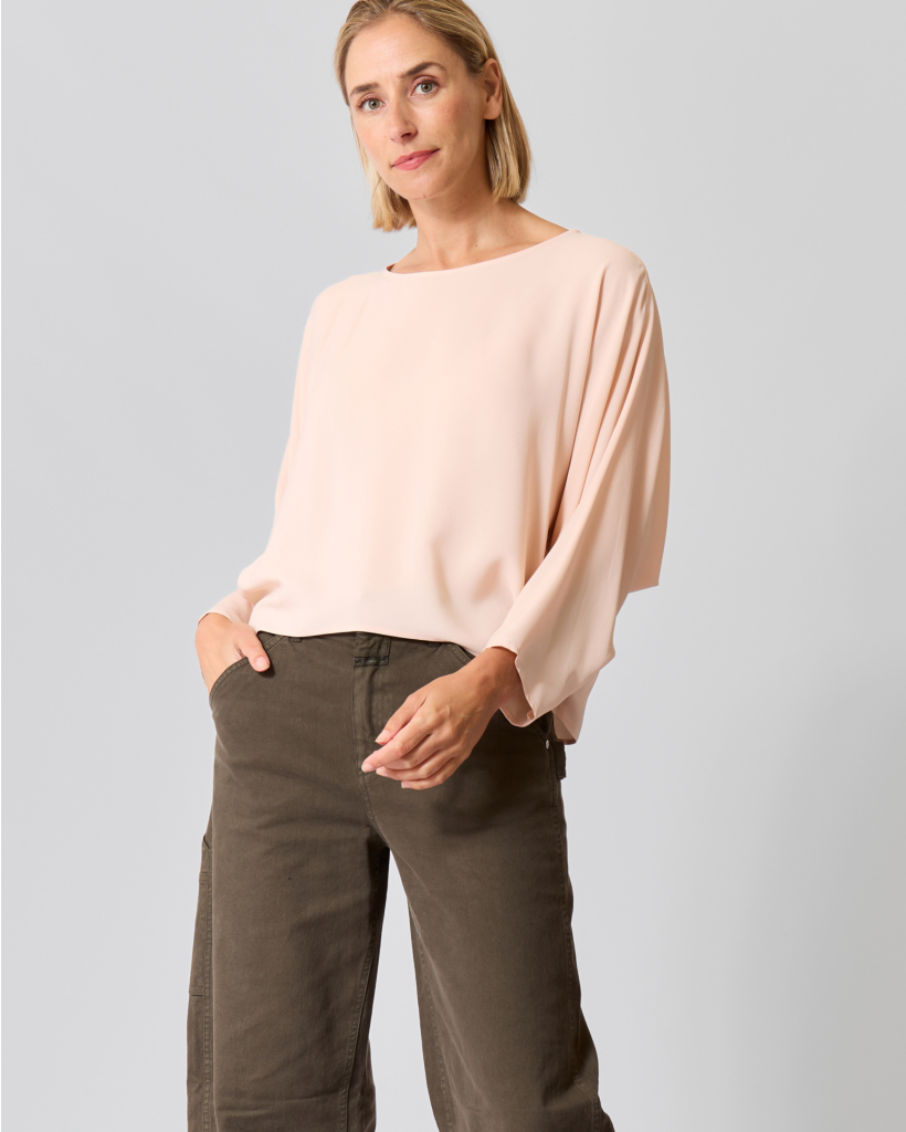 Nialini Crêpe Blouse Blush