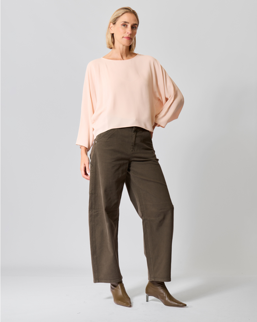 Nialini Crêpe Blouse Blush