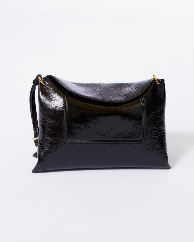 Penelope Slouch Bag Black Glaze