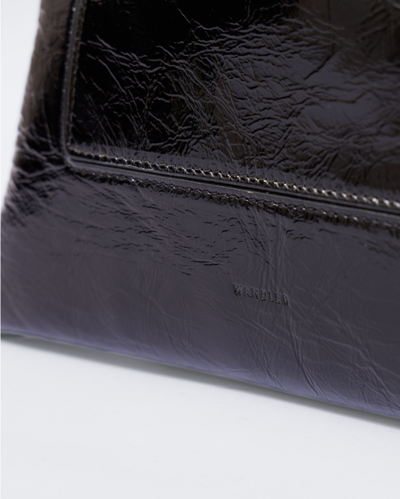 Penelope Slouch Bag Black Glaze