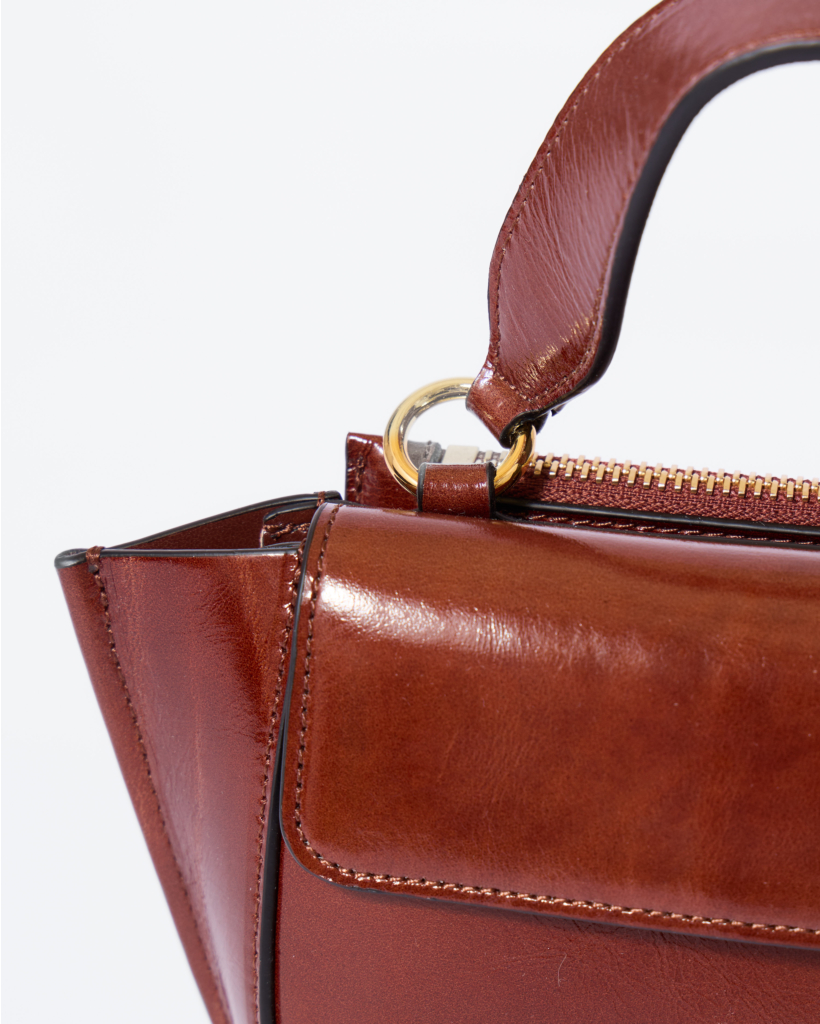 Hortensia Bag Piccola Chestnut Glaze